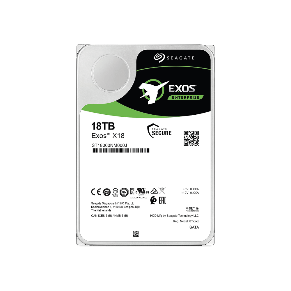 Seagate Exos X18 18TB Interne Festplatte ST18000NM000J 3,5 Zoll HDD SATA3 256MB