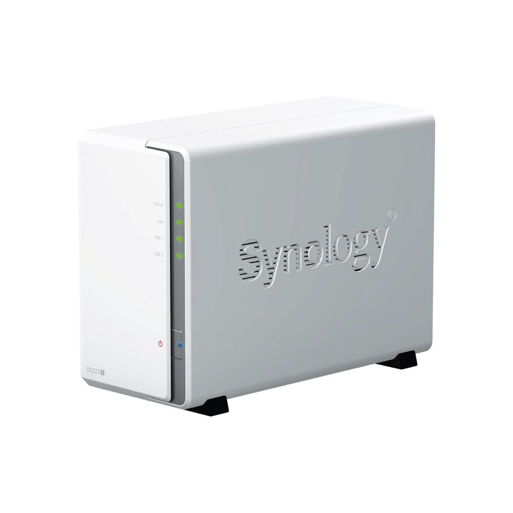 Synology DS223J DiskStation 2-bay NAS Server System 4TB/6TB/8TB pre-installed