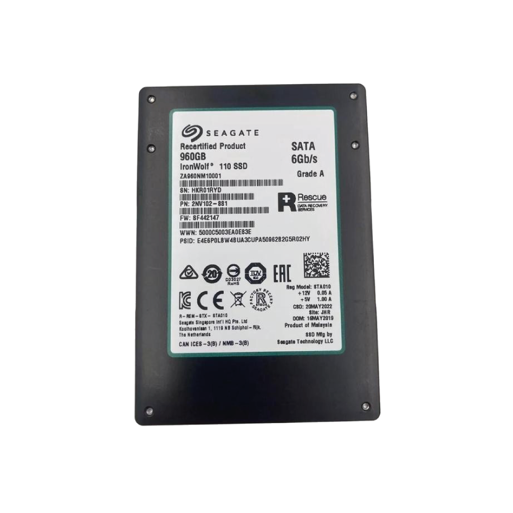 Seagate IronWolf 110 960GB Internal SSD ZA960NM10001 2.5 inch SATA 6Gb/s 560Mb/s