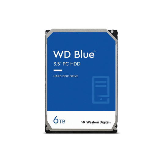 Western Digital Blue 6TB Interne Festplatte WD60EZAZ 3,5 Zoll HDD SATA3 5400RPM