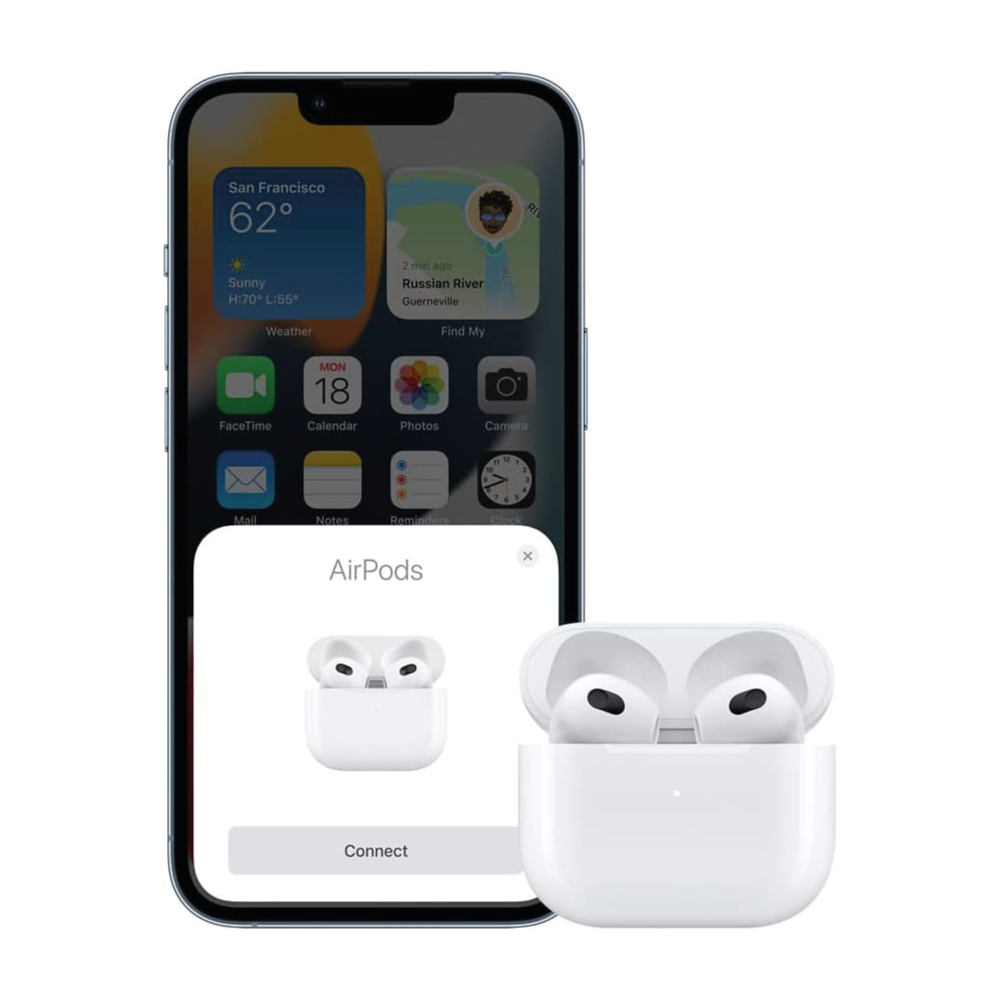 Apple AirPods 3rd Generation 2022 with Lightning Charging Case Headphones - White