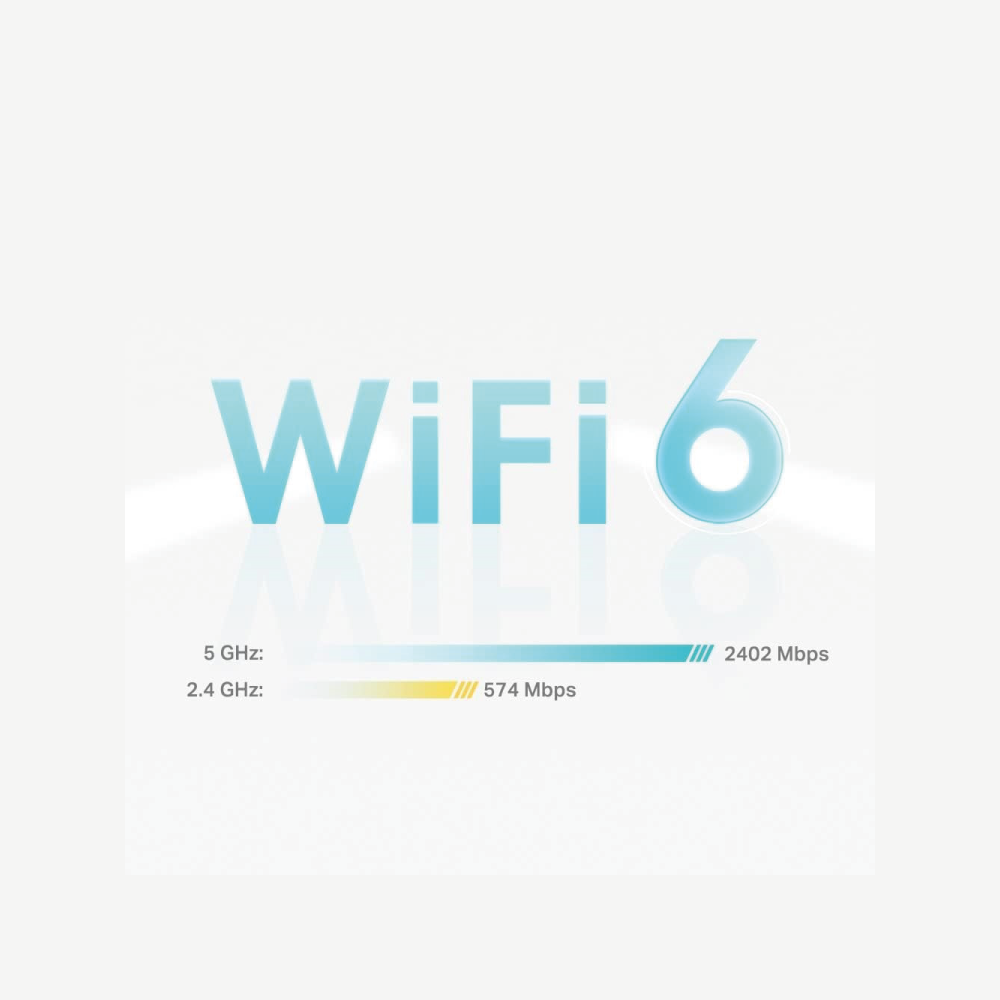 TP-Link Deco X50 Mesh WLAN Set (Pack of 2) Wi-Fi 6 AX3000 Dual Band Router - white