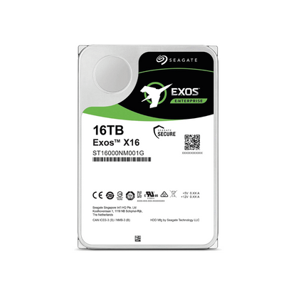 Seagate Exos X16 16TB Internal Hard Drive ST16000NM001G 3.5 inch HDD SATA 6Gb/s