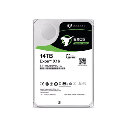 Seagate Exos X16 14TB Internal Server Hard Drive ST14000NM001G 3.5 inch HDD SATA3