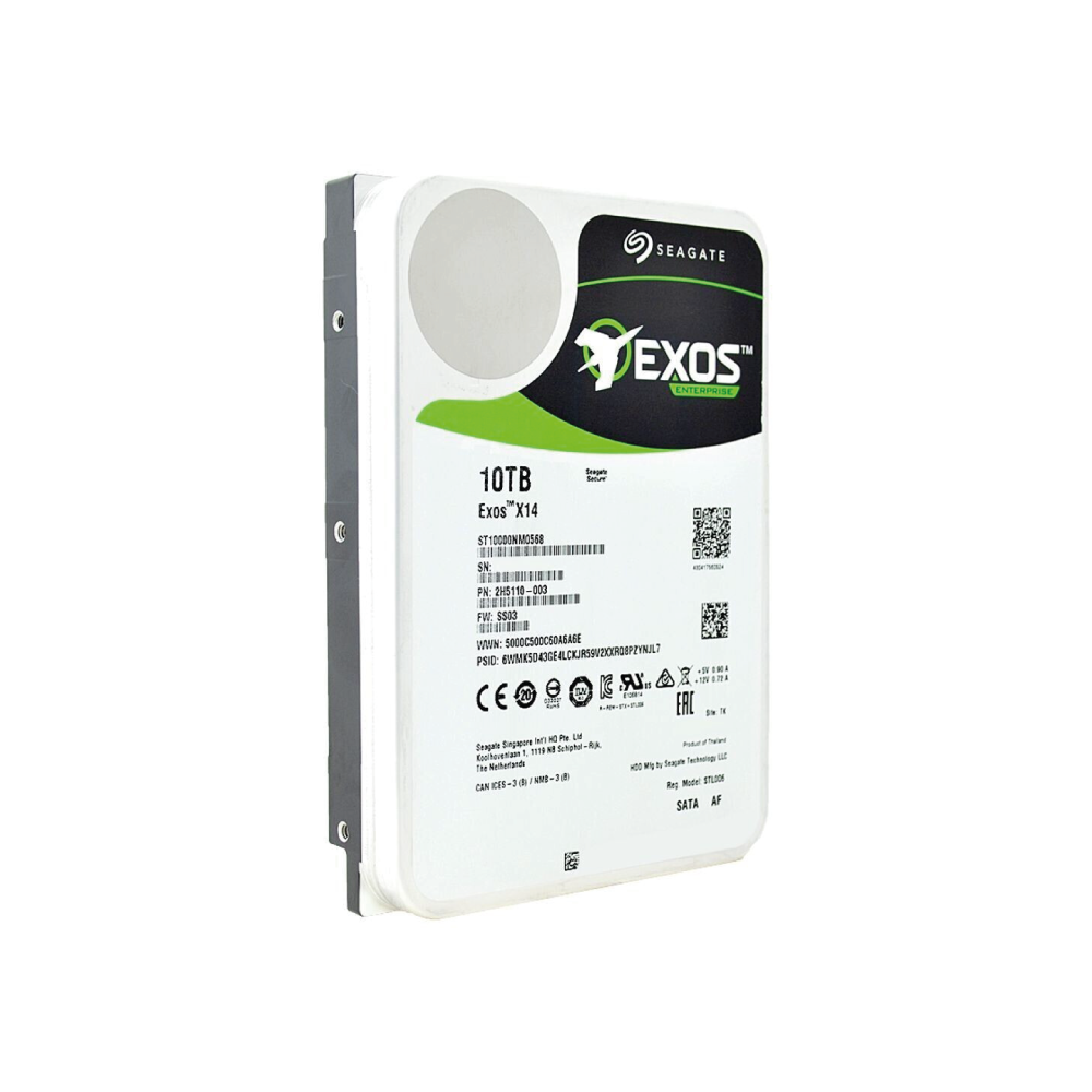 Seagate Exos X14 10TB Interne Server Festplatte ST10000NM0568 3,5 Zoll HDD SATA