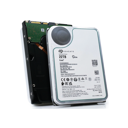 Seagate Exos X22 22TB Internal Server Hard Drive ST22000NM000C 3.5 inch HDD SATA3