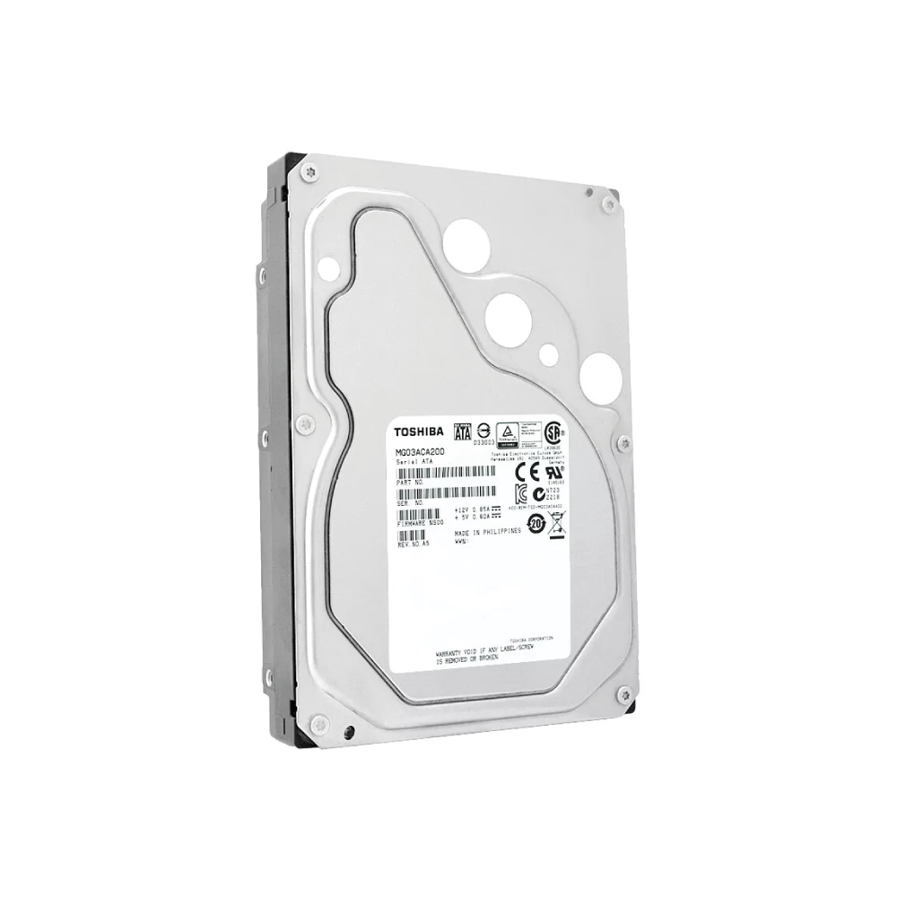 Toshiba 2TB Interne Festplatte MG03ACA200 Nearline 3,5 Zoll HDD SATA3 7200RPM