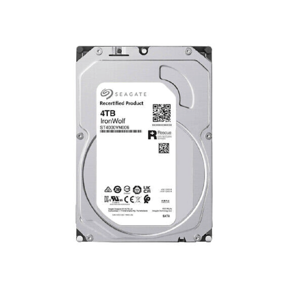 Seagate IronWolf 4TB Internal NAS Hard Drive ST4000VN006 3.5 inch HDD SATA3 256MB