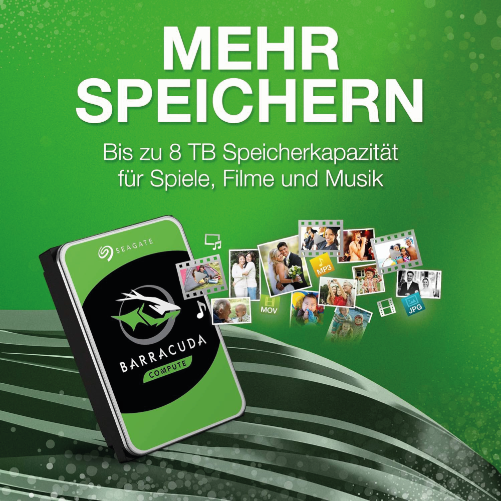 Seagate Barracuda 1,5TB Interne Festplatte ST1500DM003 3,5 Zoll HDD SATA 7200RPM