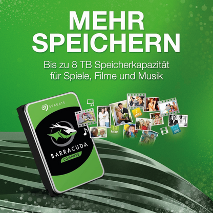 Seagate Barracuda 1,5TB Interne Festplatte ST1500DM003 3,5 Zoll HDD SATA 7200RPM