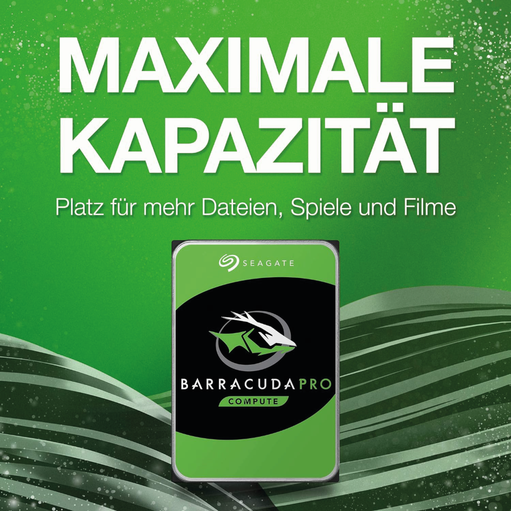 Seagate Barracuda Pro 12TB Interne Festplatte ST12000DM0007 3,5 Zoll HDD SATA3