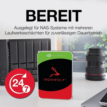 Seagate IronWolf NAS 12TB Internal Hard Drive ST12000VN0007 3.5 inch HDD SATA3