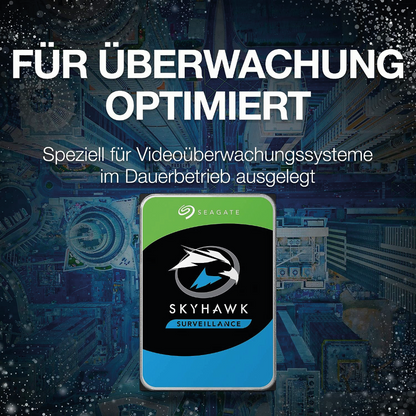 Seagate SkyHawk Surveillance 12TB Internal Hard Drive ST12000VX0007 3.5 inch HDD