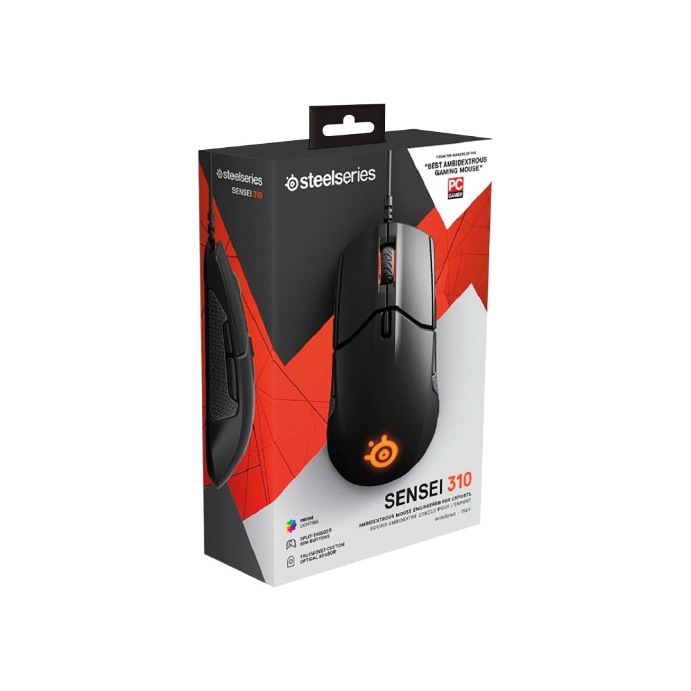 SteelSeries Sensei 310 Optical Gaming Mouse E-Sport RGB Lighting Ambidextrous