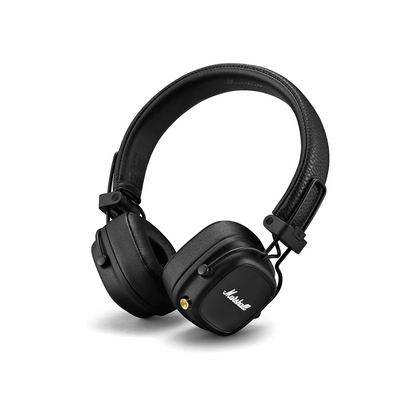 Marshall Major IV Bluetooth Headphones Wireless - On-ear - Foldable Black/Brown
