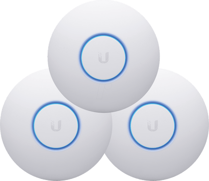 Ubiquiti UniFi UAP-NanoHD Funkbasisstation 3er Pack Accesspoint WiFi 5 2.4/5 GHz