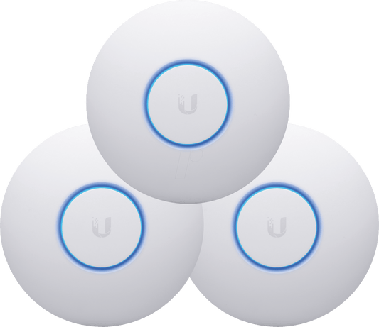 Ubiquiti UniFi UAP-NanoHD Funkbasisstation 3er Pack Accesspoint WiFi 5 2.4/5 GHz