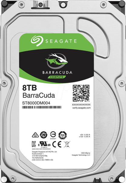 Seagate Barracuda 8TB Interne Festplatte ST8000DM004 3,5 Zoll HDD SATA3 5400RPM #1