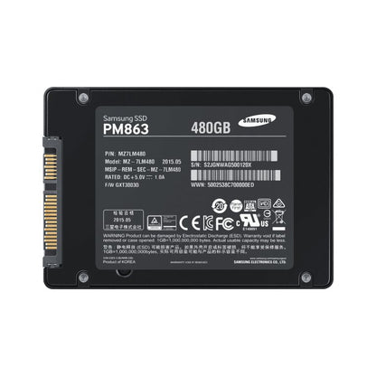Samsung SM863 SSD 480GB 2.5 SATA Enterprise MZ7LM480HCHP Server/Business Storage
