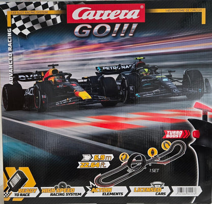 Carrera GO!!! Advanced Racing Rennbahn - FORMEL 1 - Red Bull RB19 - Mercedes AMG