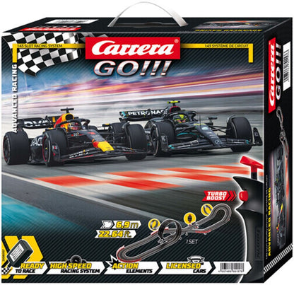Carrera GO!!! Advanced Racing Rennbahn - FORMEL 1 - Red Bull RB19 - Mercedes AMG