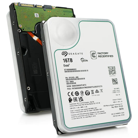 Seagate Exos X16 Enterprise 16TB Internal Hard Drive ST16000NM002C 3.5 Inch HDD