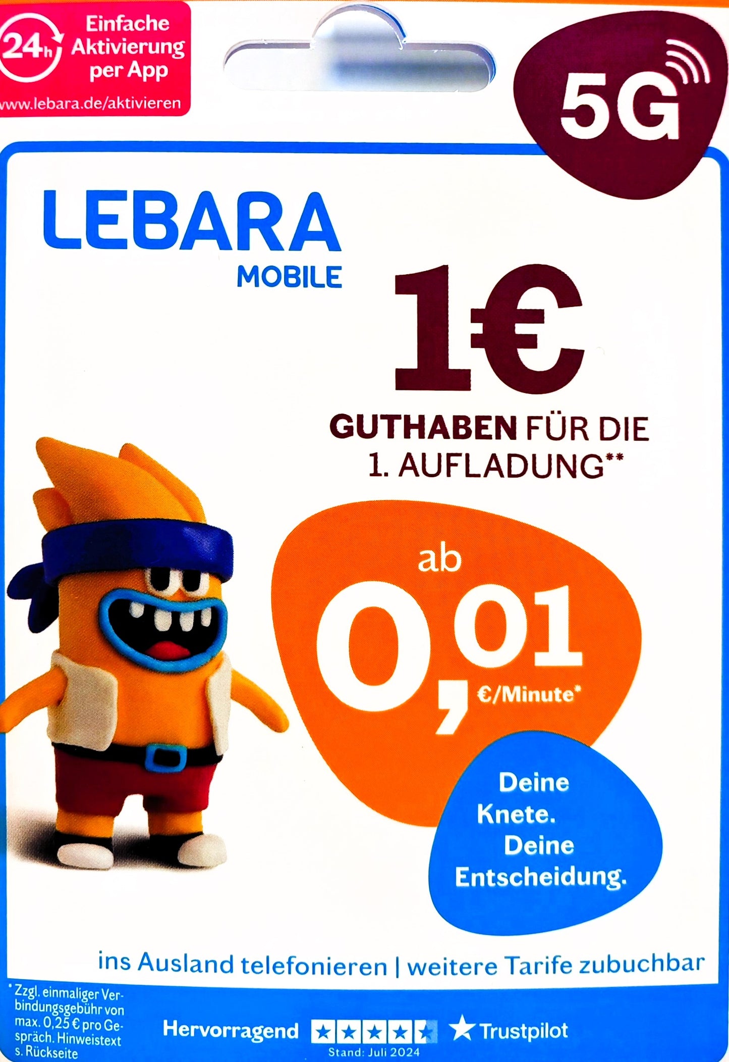 ZTE MF79U Surfstick CAT4 4G LTE WLAN-USB-Modem 150 Mbit/s inkl. Lebara SIM Karte