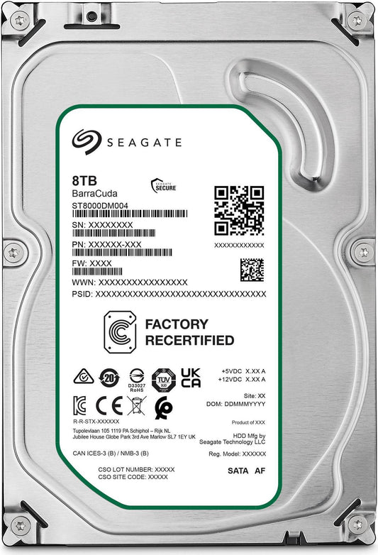 Seagate Barracuda 8TB Interne Festplatte ST8000DM004 3,5 Zoll HDD SATA3 5400RPM #1