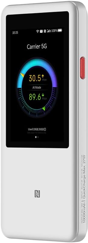 ZTE U60 Pro Mobiler 5G Router (MU5250) WiFi 7 Wingle WLAN Hotspot - weiss